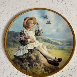 Vintage Alan Murray Where Wild Flowers Grow Plate